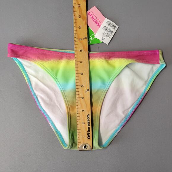 Cia Maritima Beachwear Bikini Womens Small Green Triangle Knit Top New - Picture 5 of 13